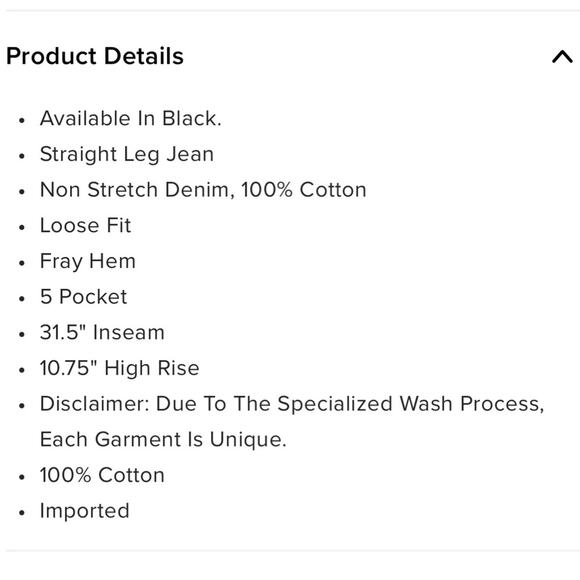 Fashion Nova - Letting Loose High Waist Straight Leg Jeans in Faded Black - Picture 6 of 6